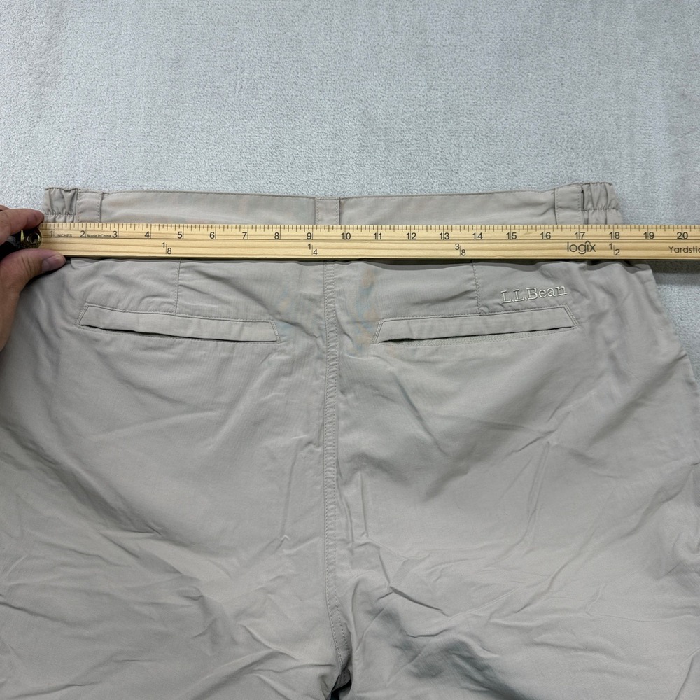 Women's Convertible Beige Zip-Off Pants - Picture 8 of 12